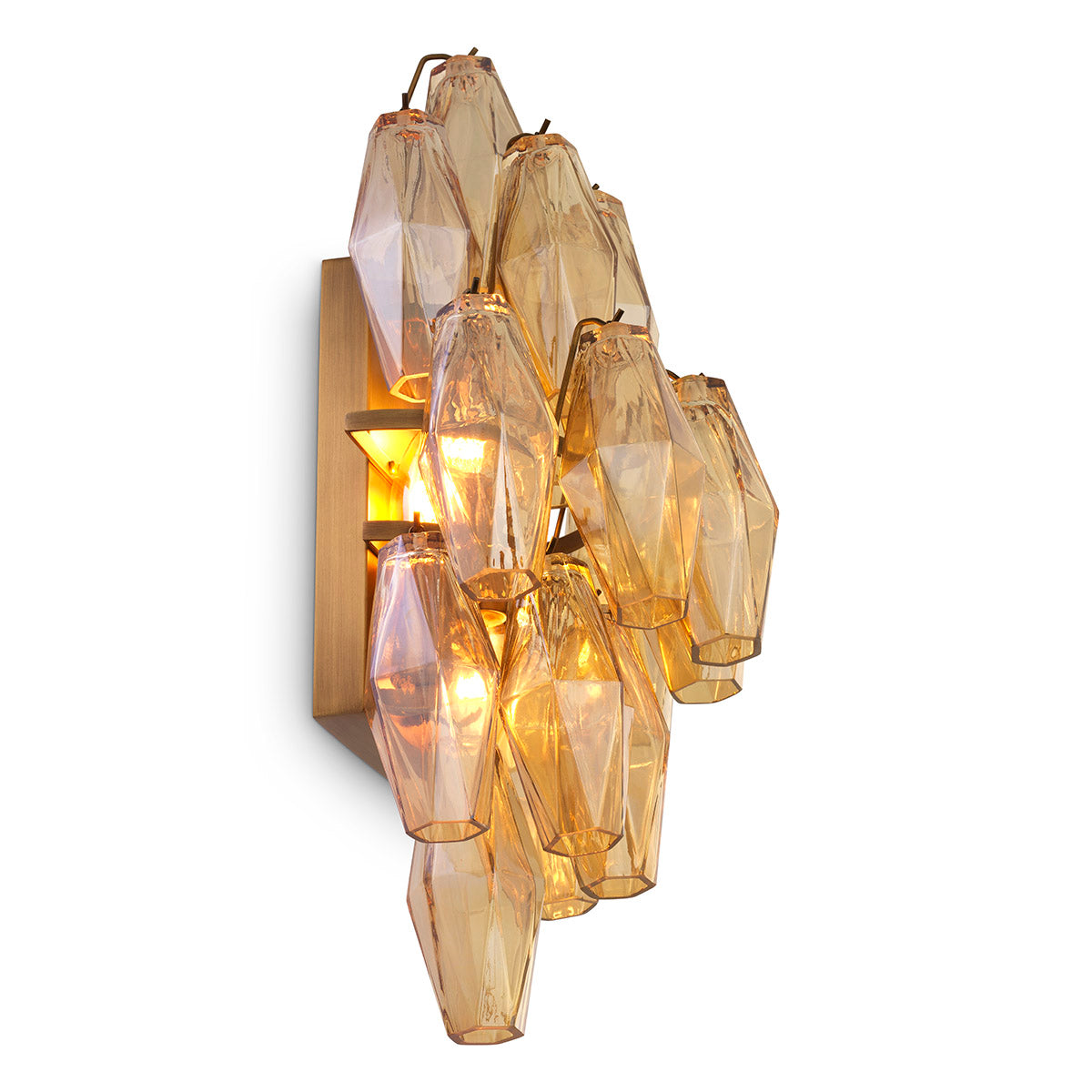 Wall Lamp Benini antique brass finish