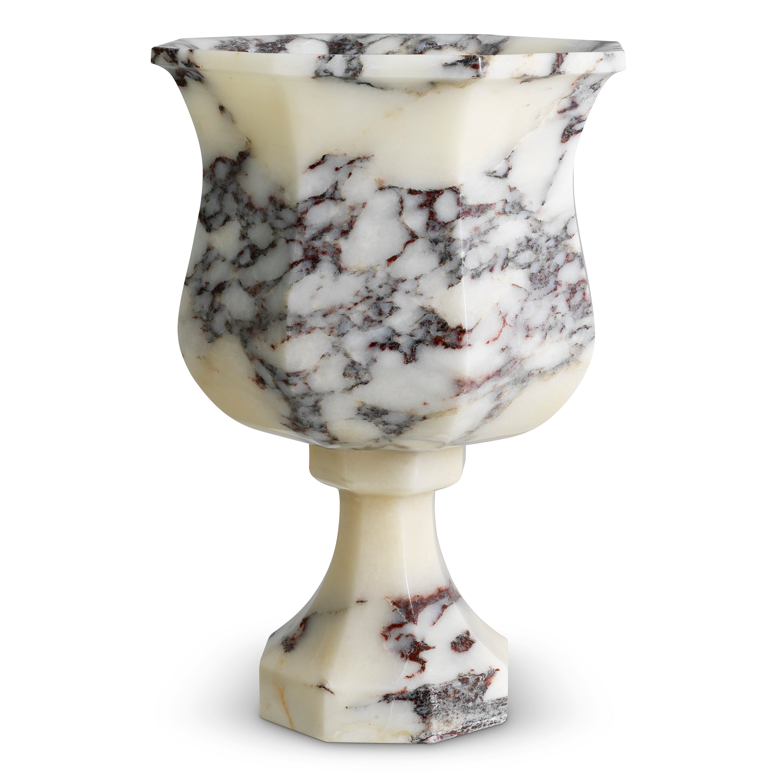 Vase Bennington white marble