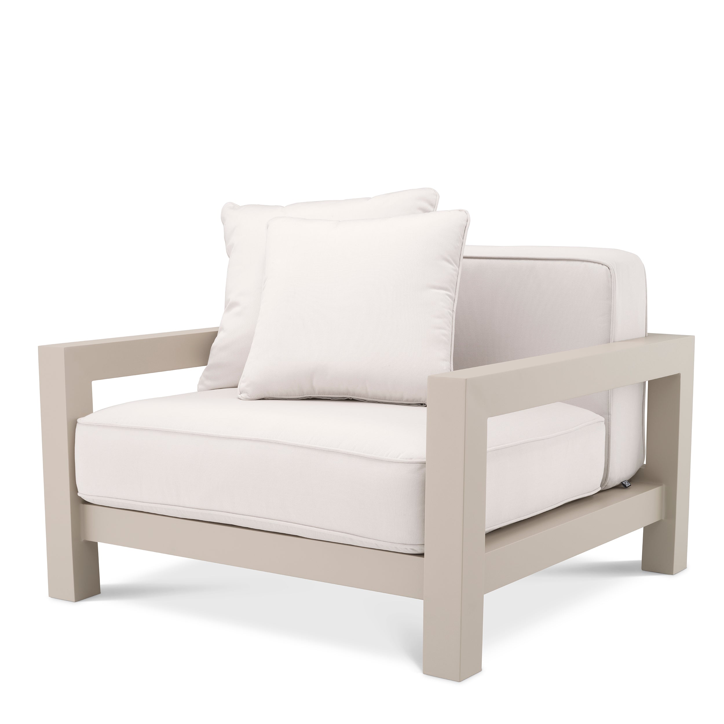 Outdoor Chair Cap-Antibes sand sunbrella canvas