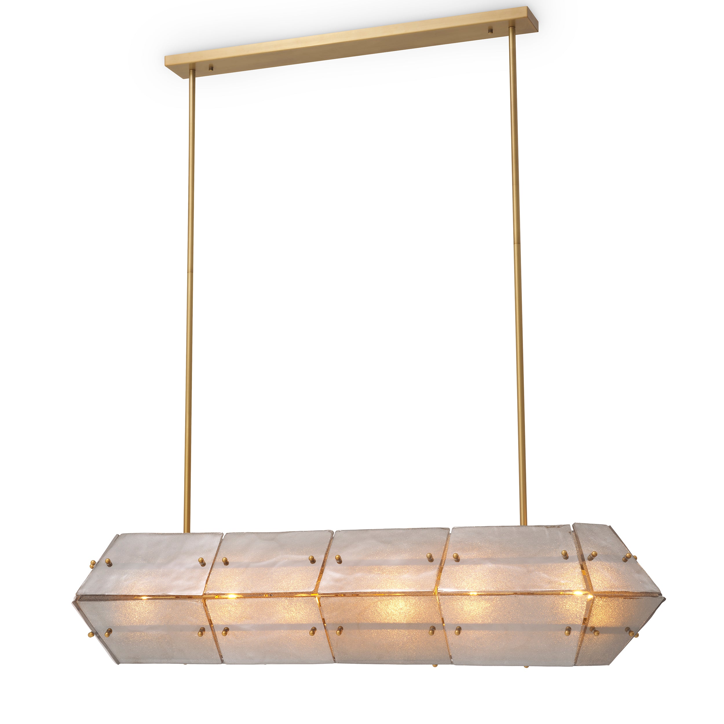 Chandelier Ferrucci antique brass finish