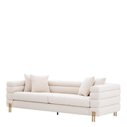 Modern Bouclé Cream Sofa York