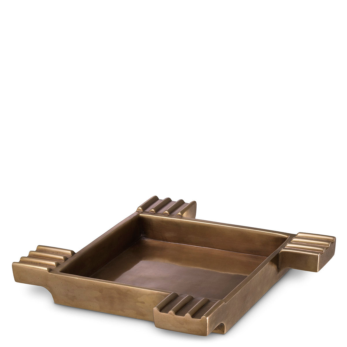 Ashtray Mack vintage brass finish