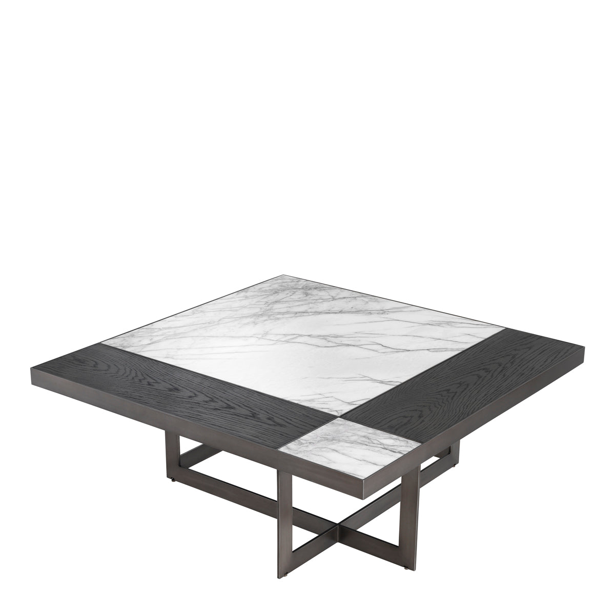 Coffee Table Hermoza mocha crown oak veneer bronze