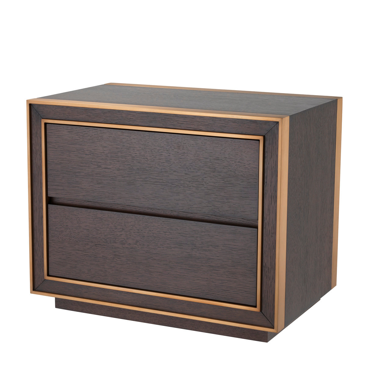 Nightstand Camelot brown oak veneer