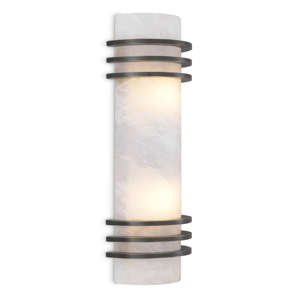 Wall Lamp Premuda bronze finish alabaster