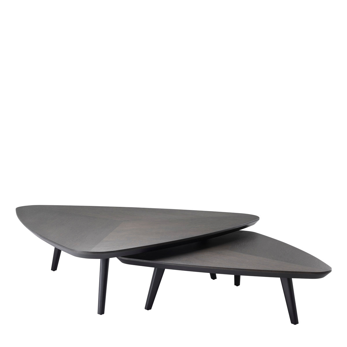 Coffee Table Lauren mocha straight oak ven S/2