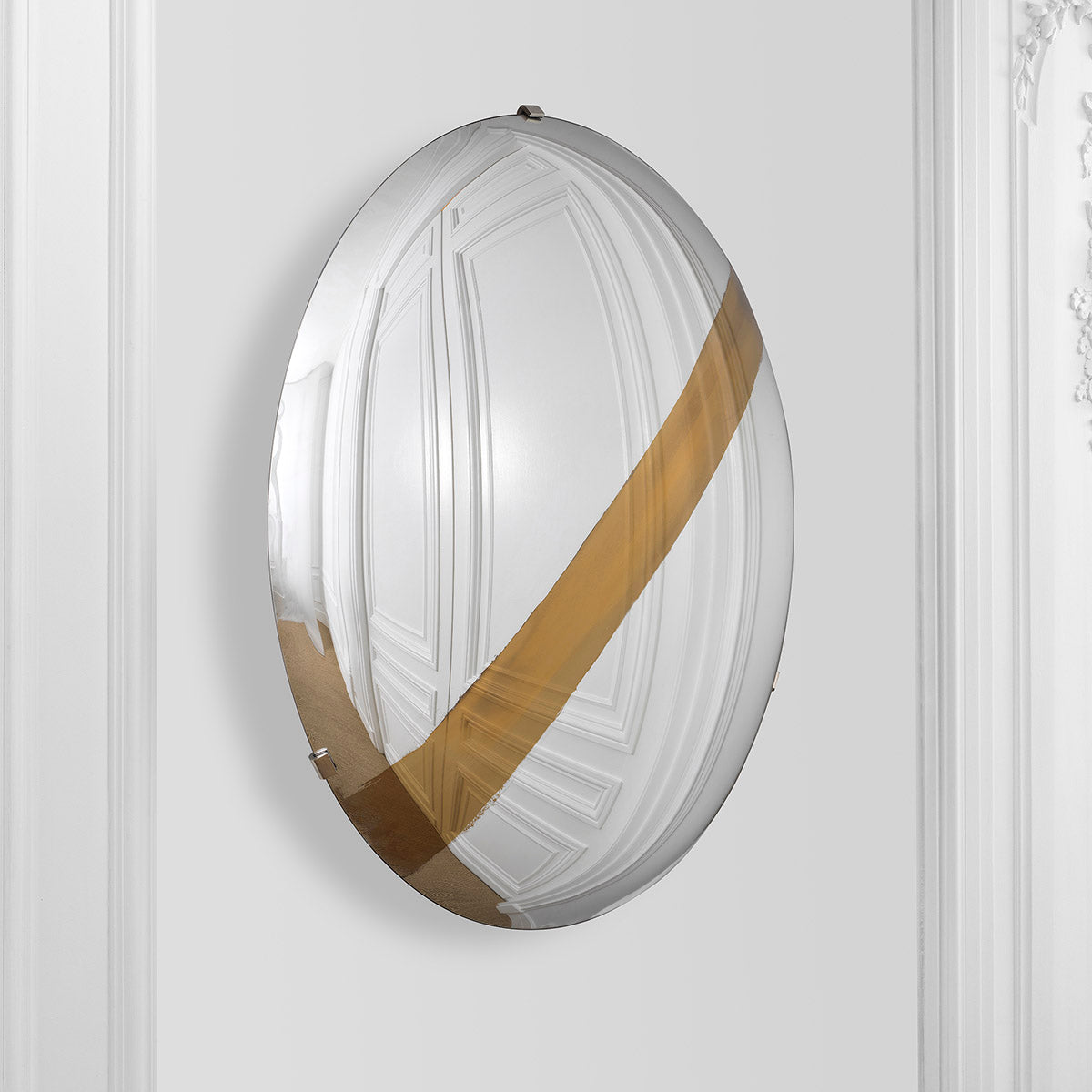 Wall Object Cleveland gold stripe incl hanging system