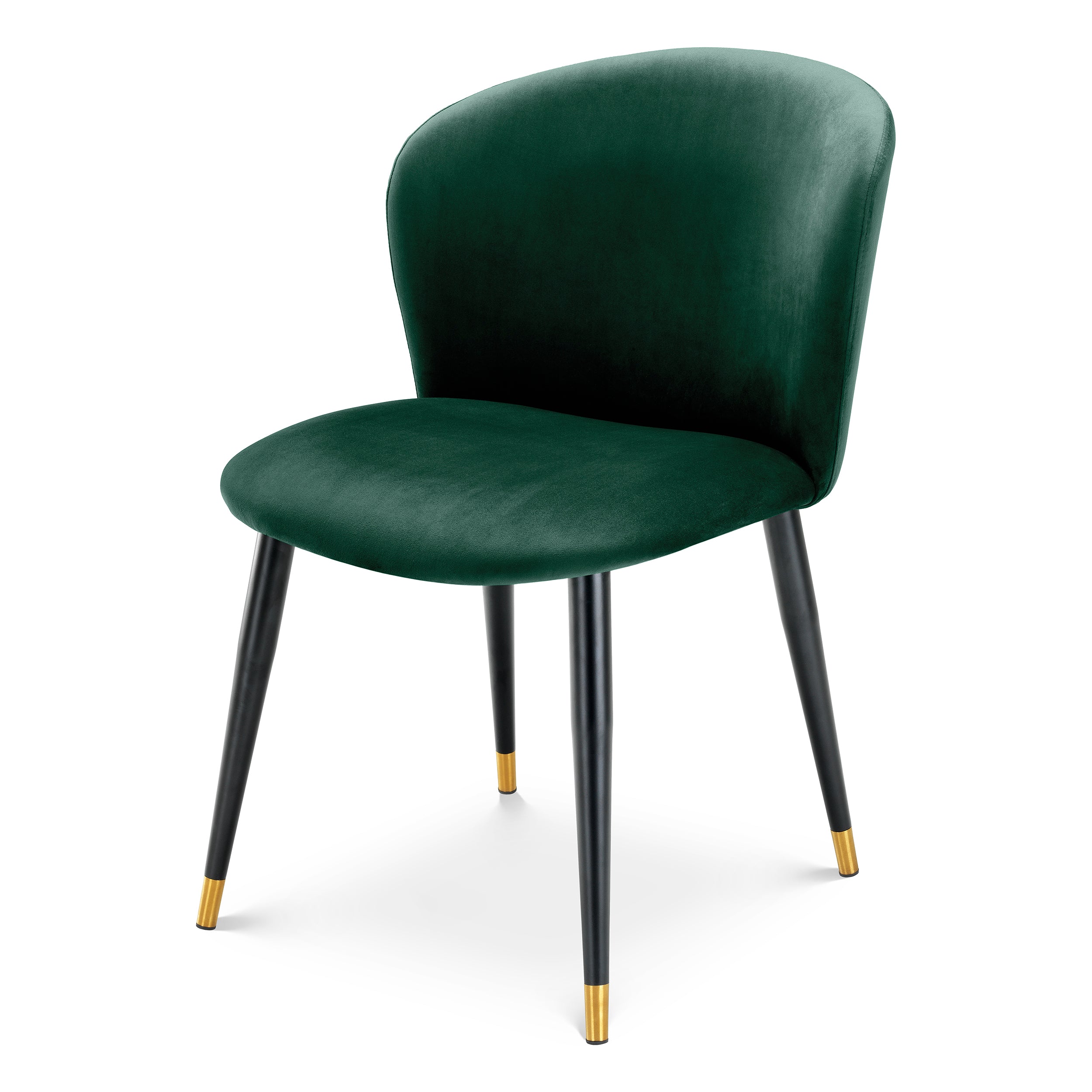 Dining Chair Volante roche dark green velvet