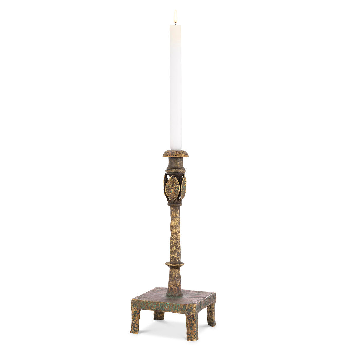 Candle Holder Santoro S vintage brass finish