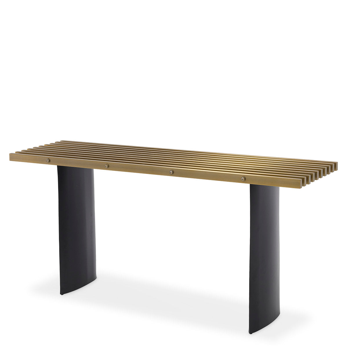 Console Table Vauclair brushed brass finish