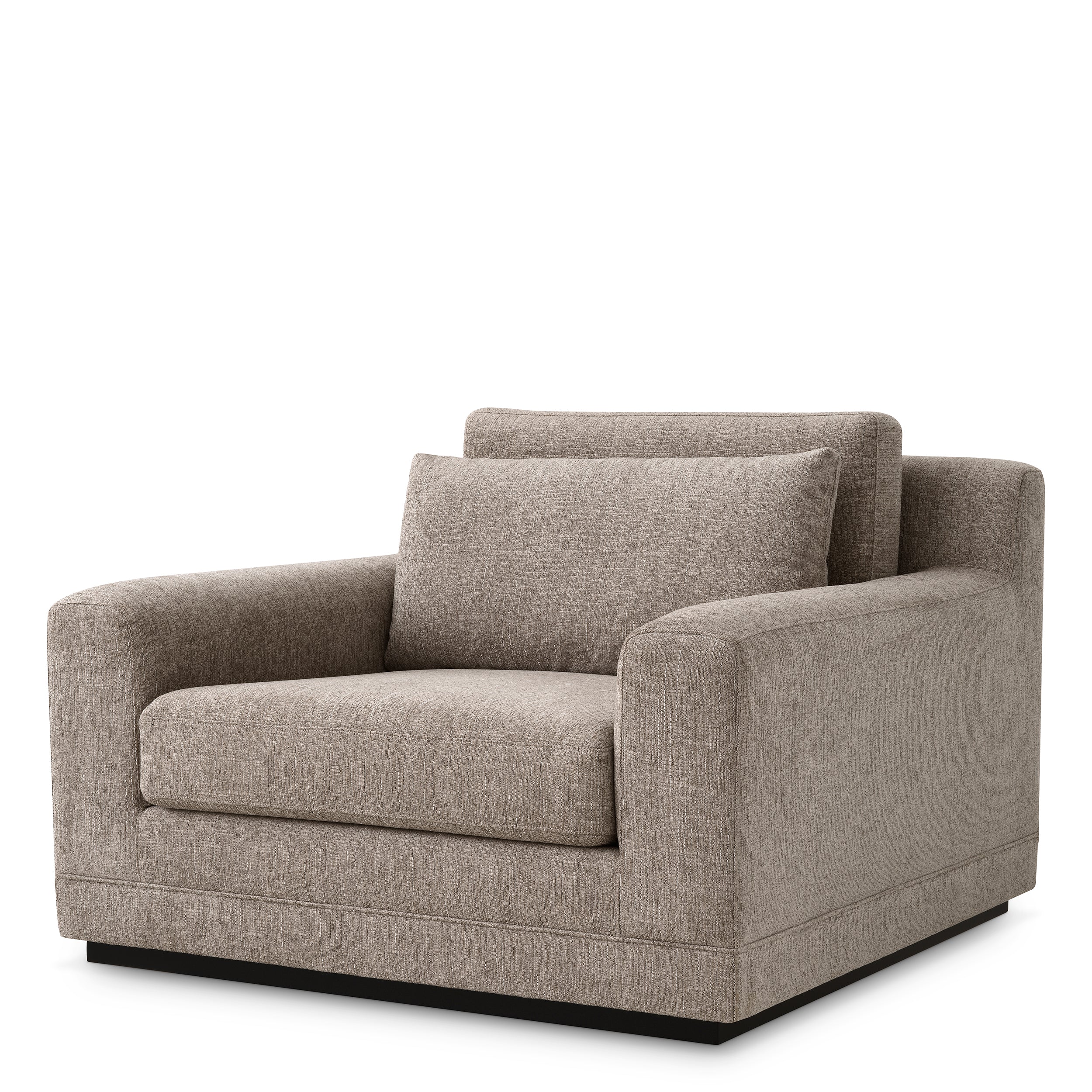 Chair Manhattan hunt chenille taupe