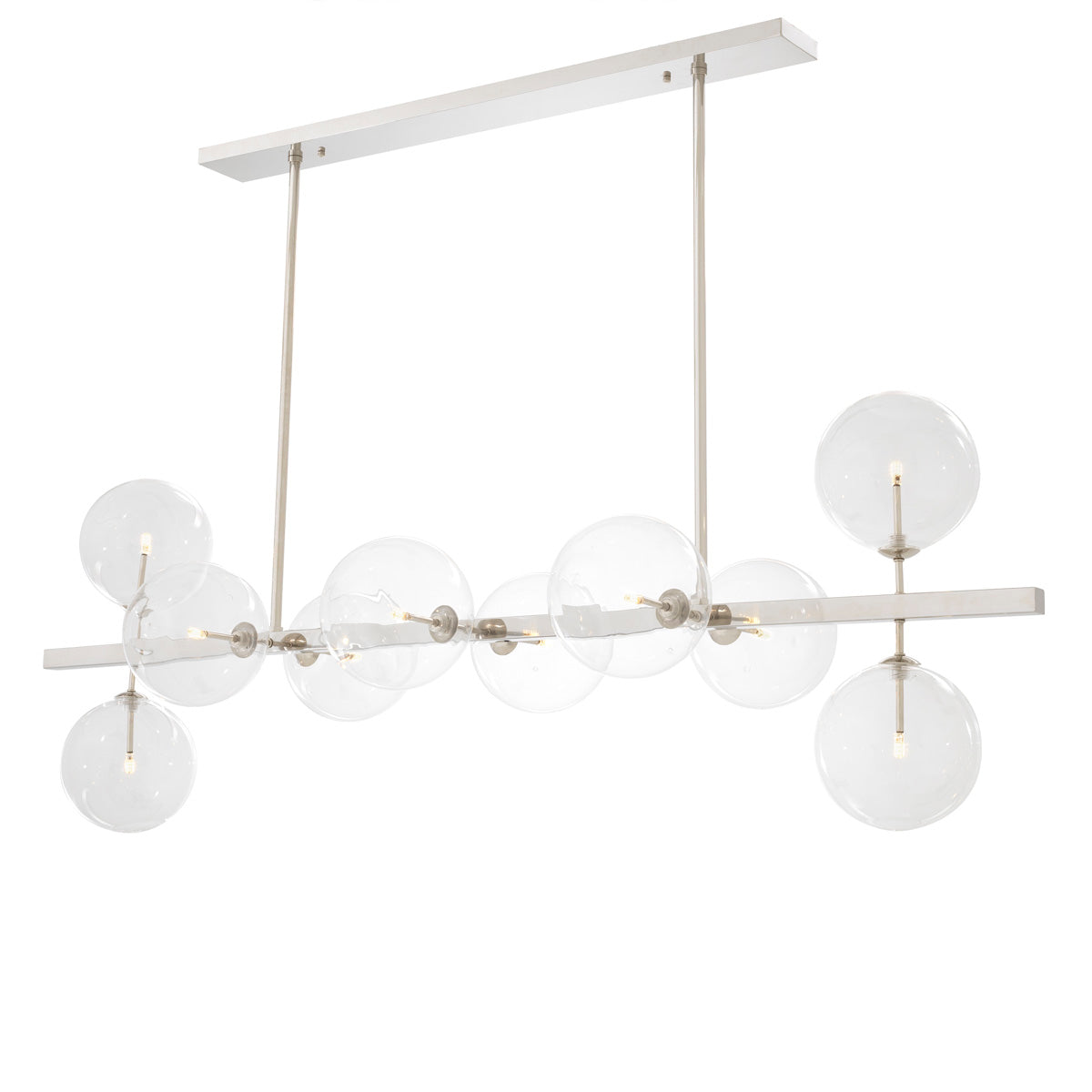 Chandelier Largo nickel finish