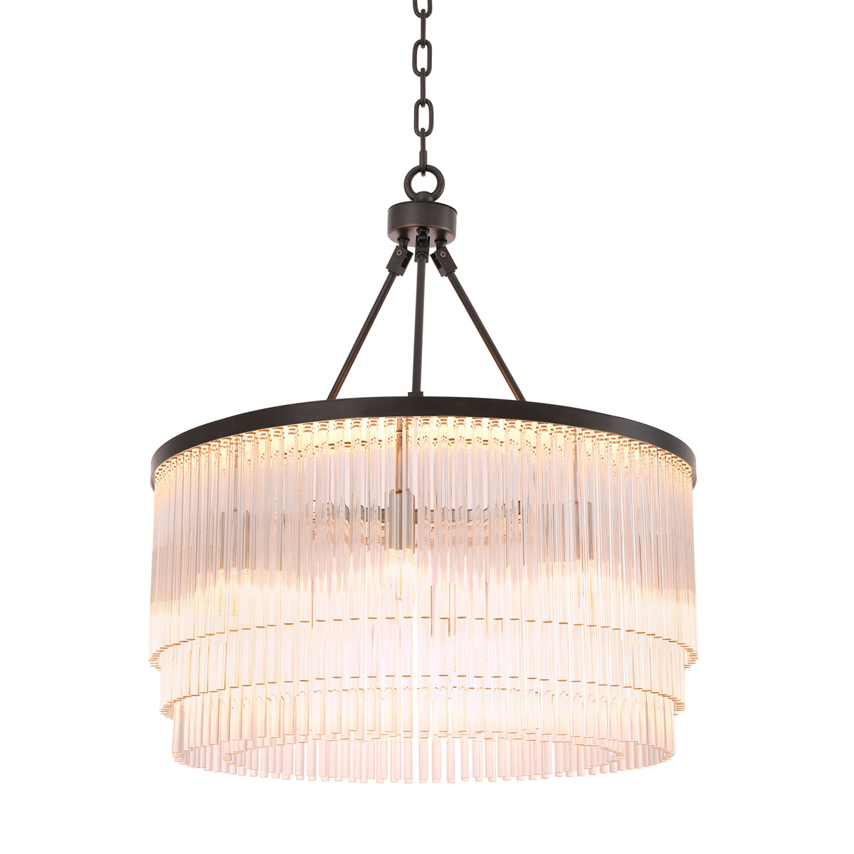 Chandelier Hector S bronze highlight finish