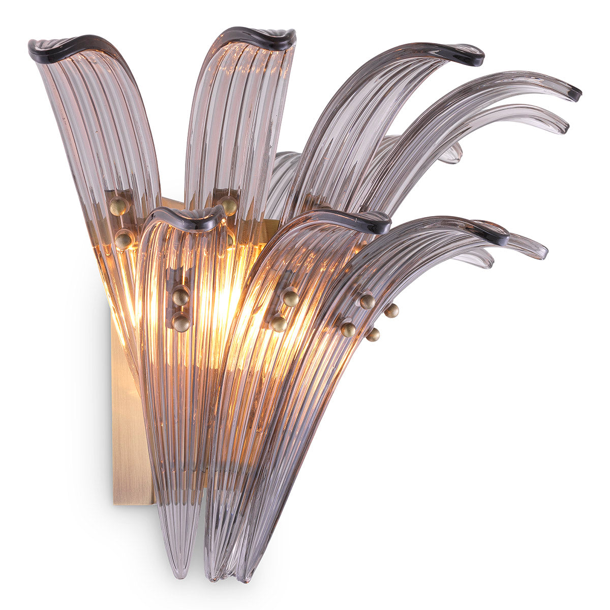 Wall Lamp Italo light brushed brass finish