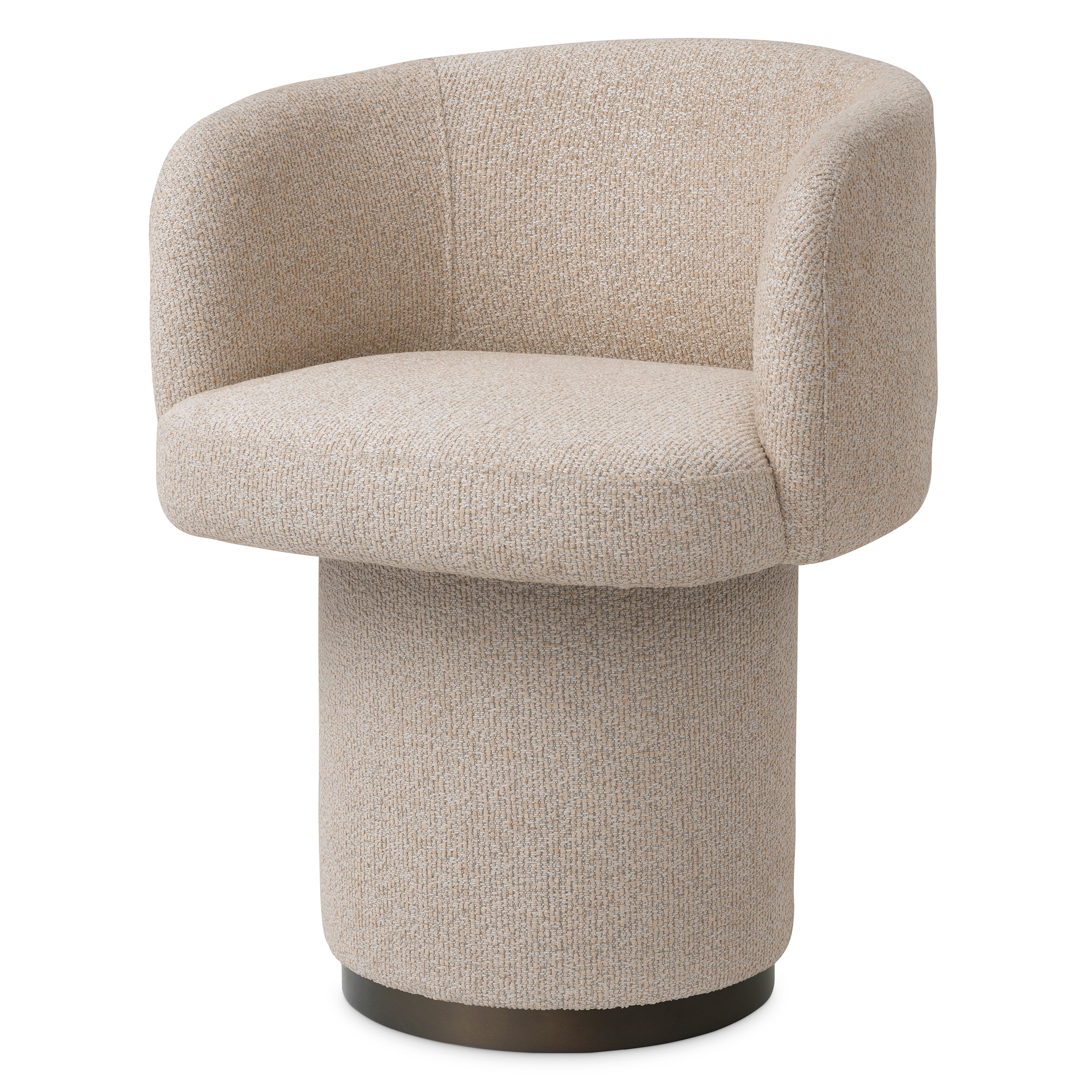 Dining Chair Marly bronze finish palmer beige