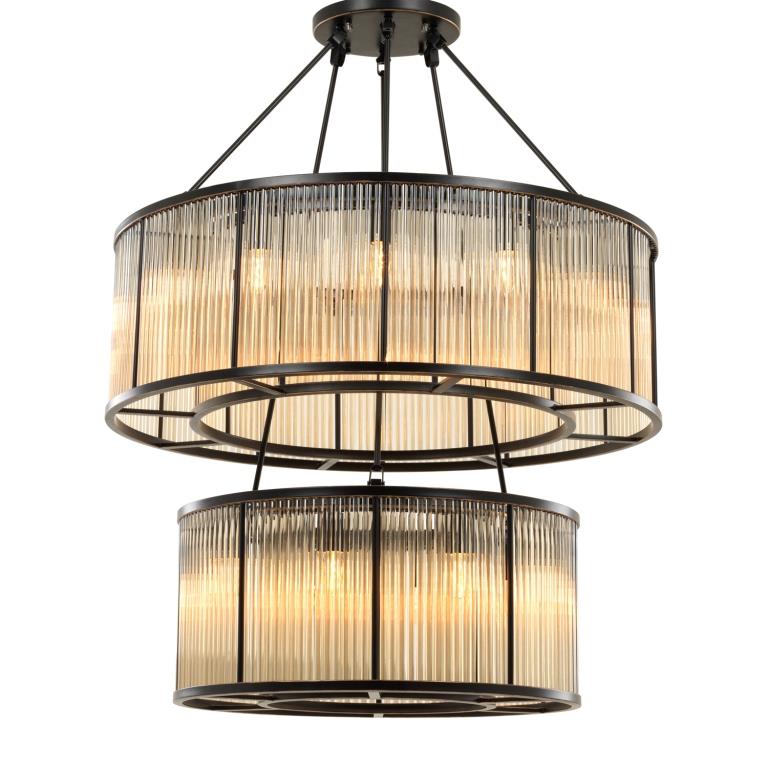 Chandelier Bernardi bronze highlight finish