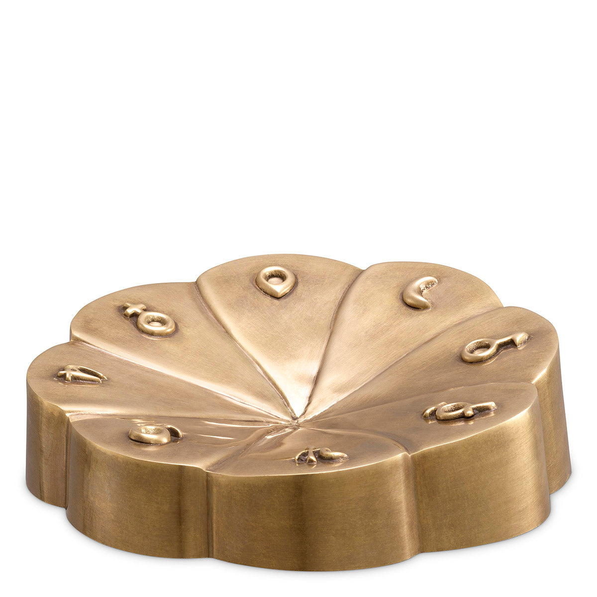Object Lumeria vintage brass finish