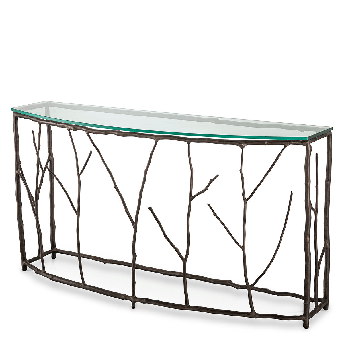 Console Table Antico L medium bronze finish
