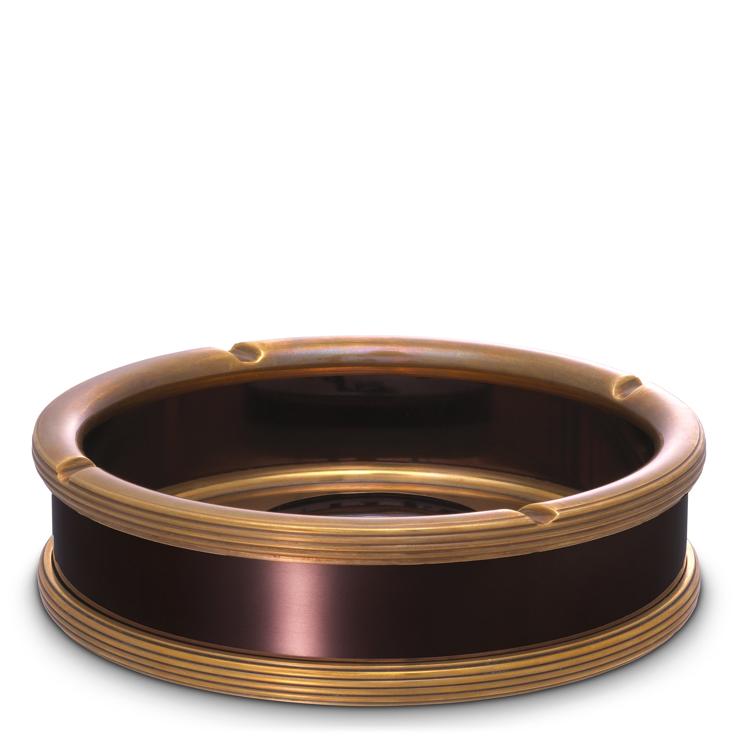 Ashtray Ella vintage brass finish