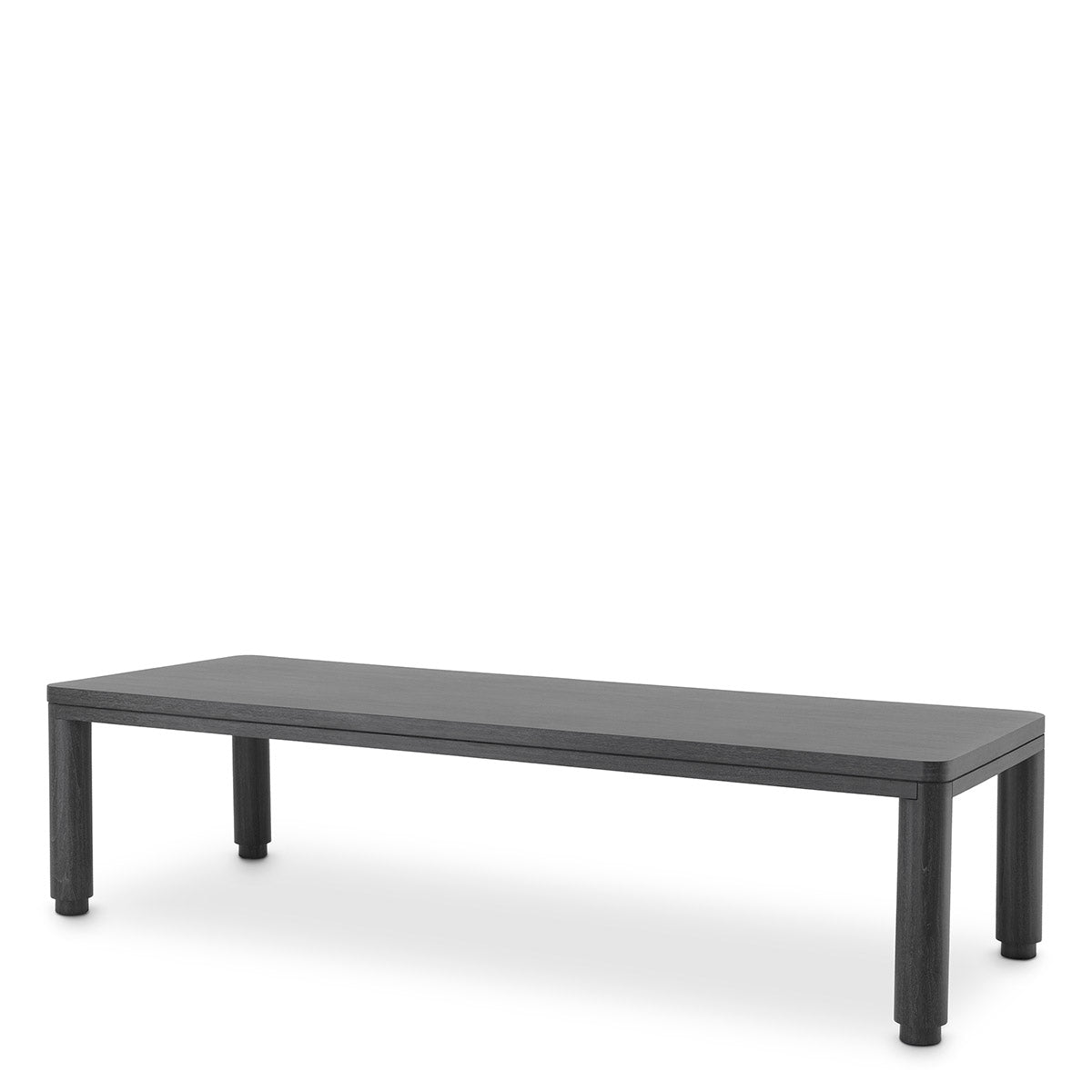 Dining Table Atelier L charcoal grey oak veneer