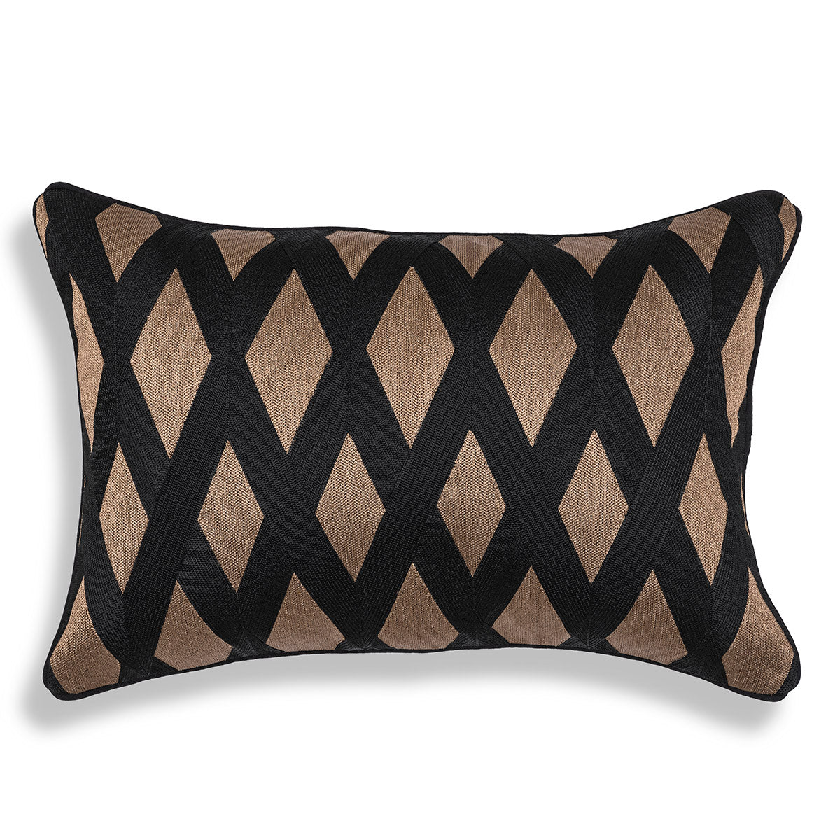 Cushion Splender rectangular black gold