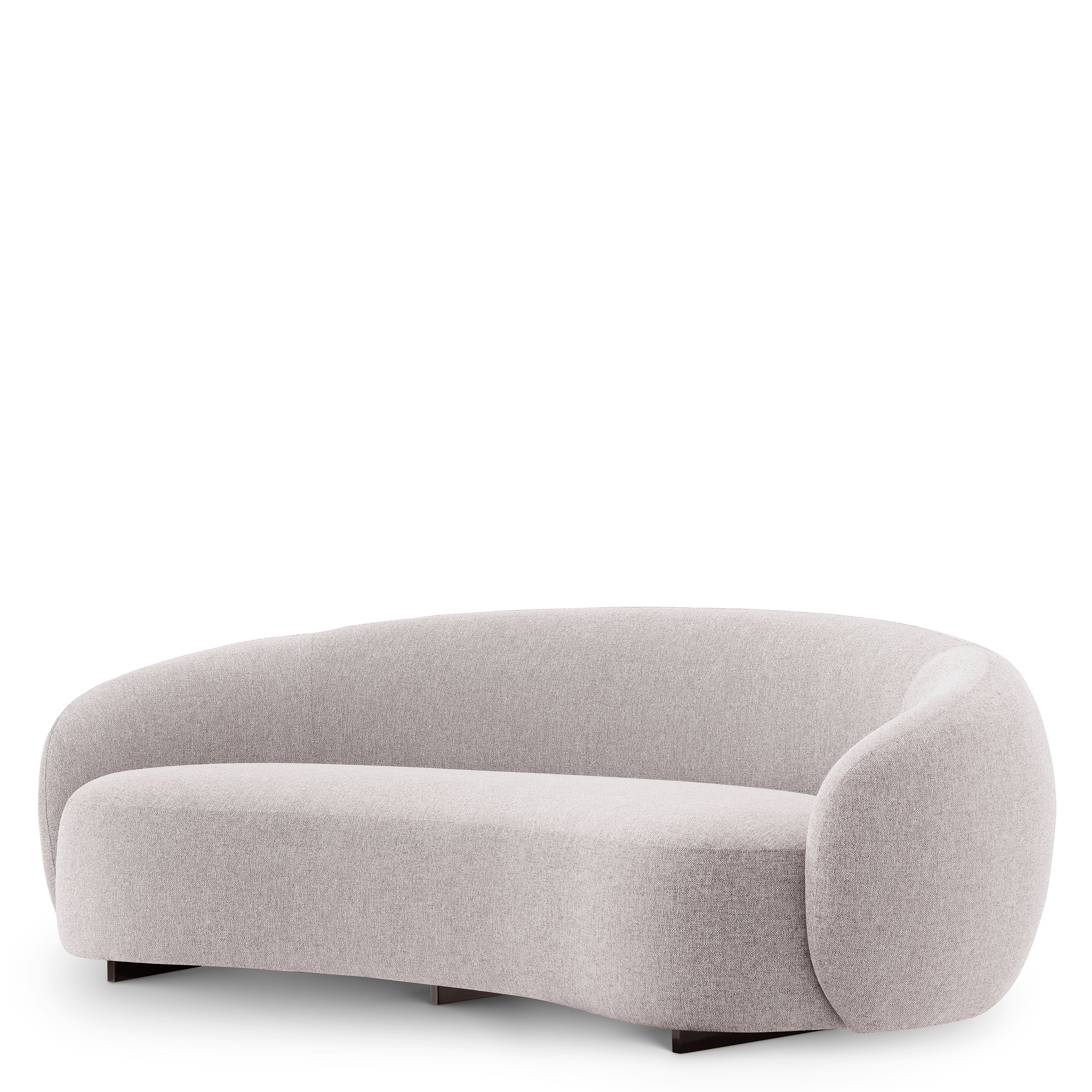 Outdoor Sofa Amore mauritius light grey black finish