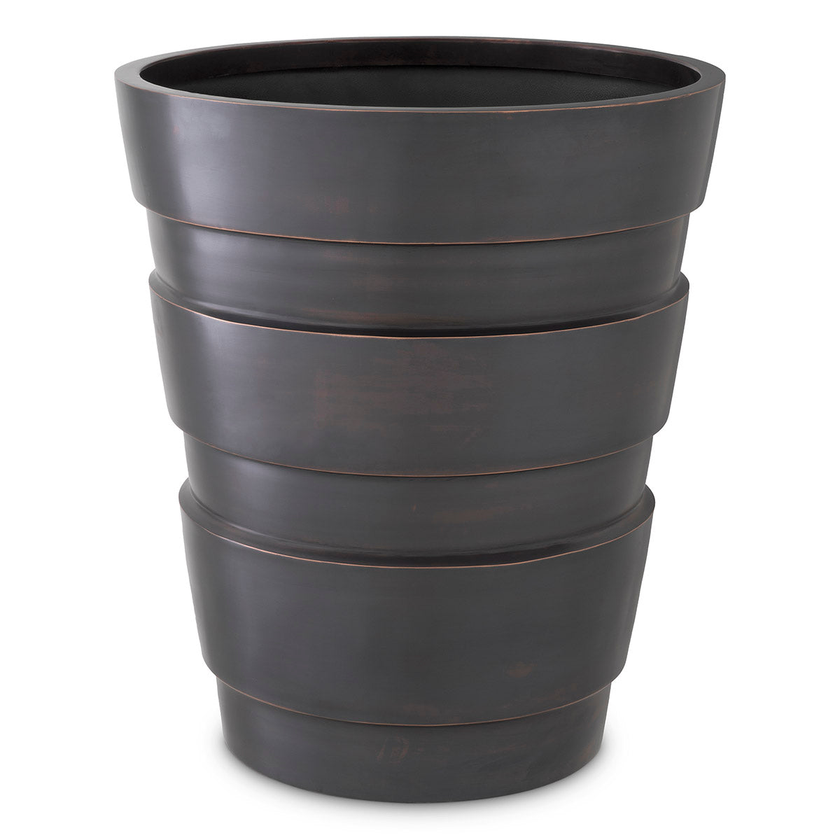 Planter Apex antique bronze finish