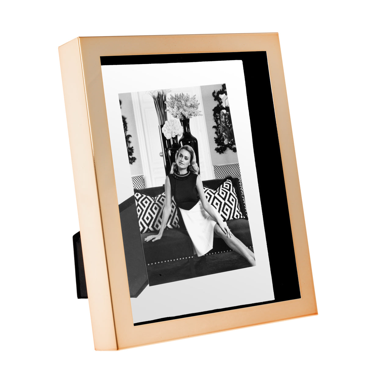 Picture Frame Mulholland S rose gold finish