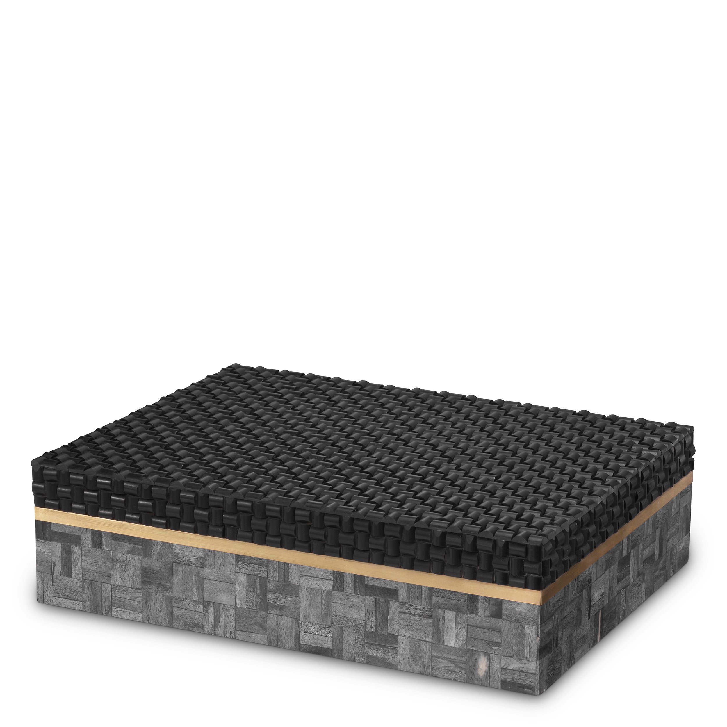 Box Seaside L black grey