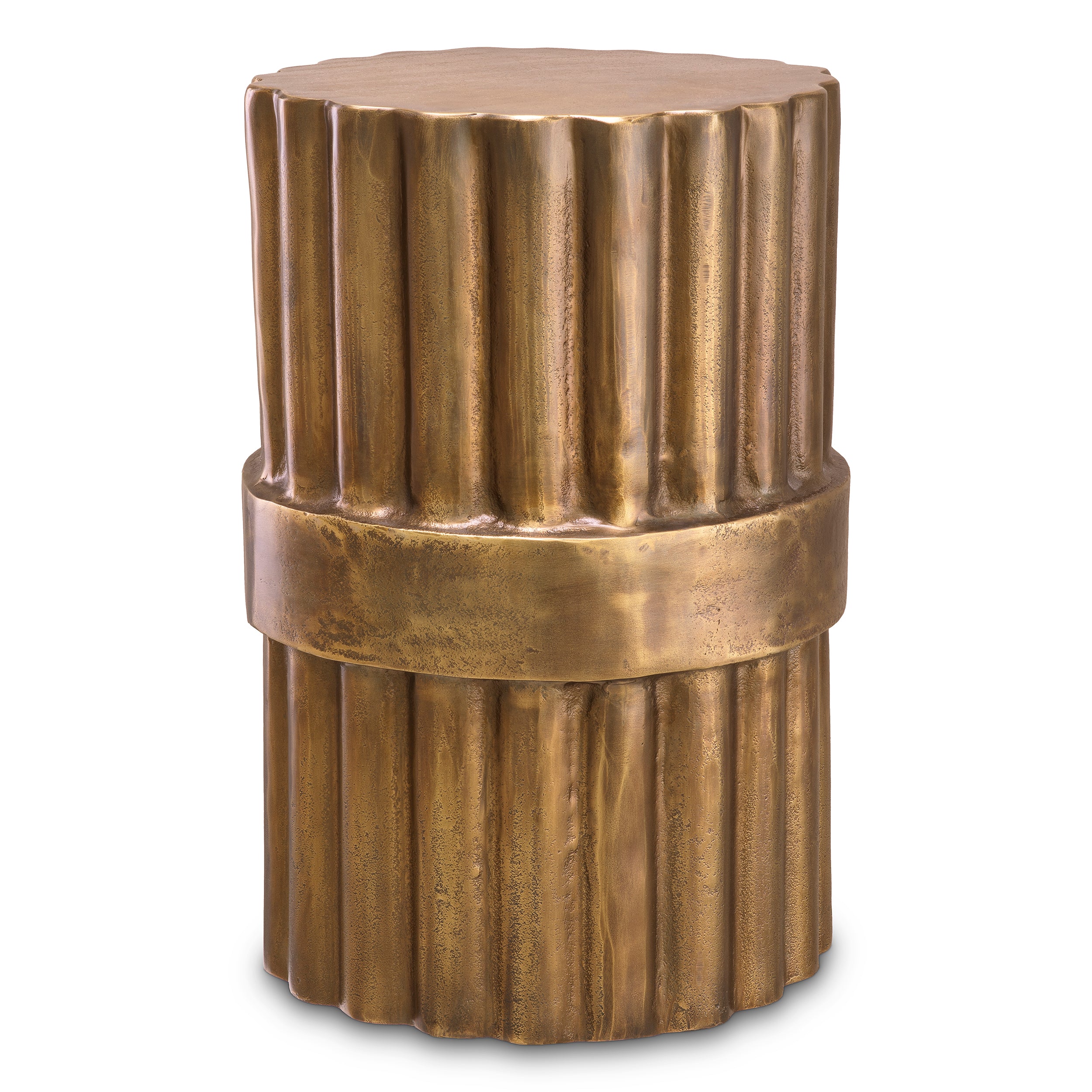Side Table Padua L antique brass finish