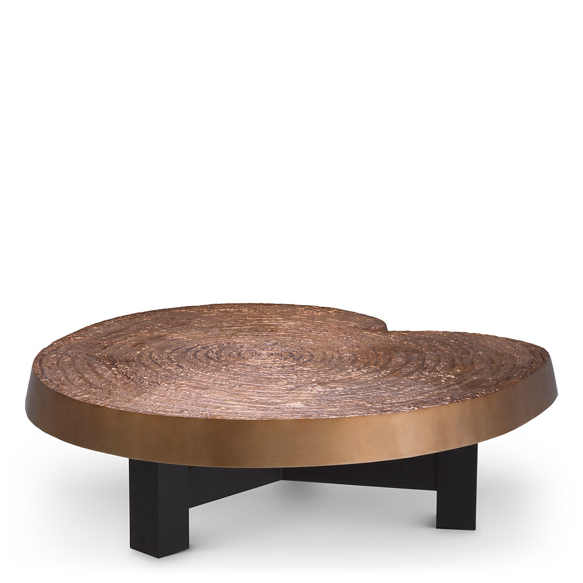 Coffee Table Anabelle antique gold finish