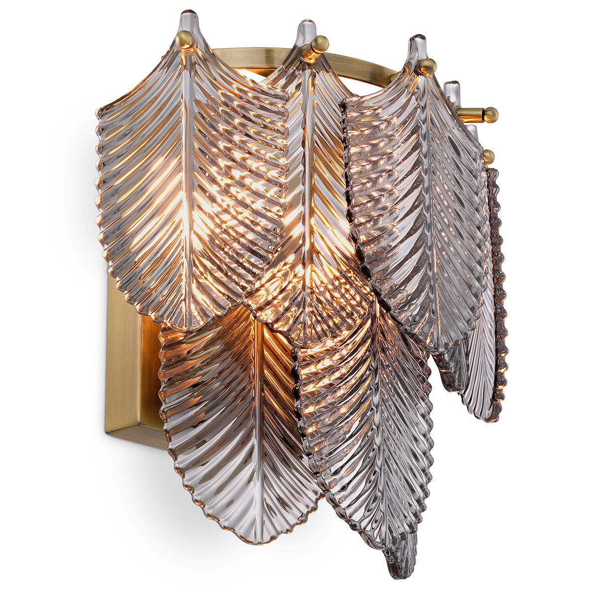 Wall Lamp Verbier light brushed brass finish