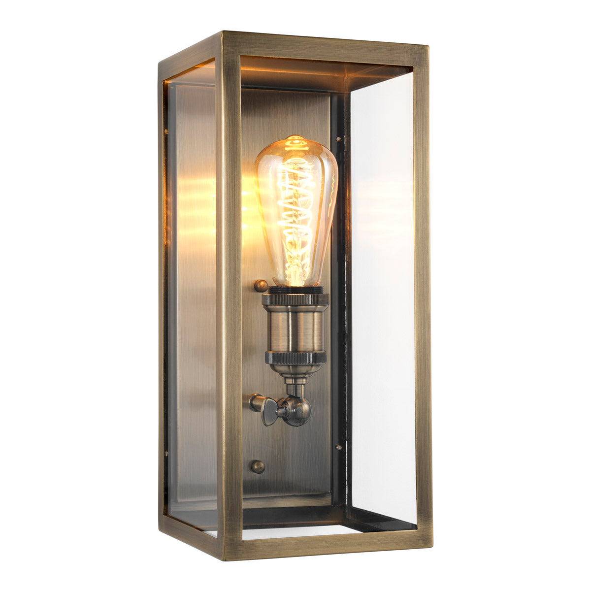 Wall Lamp Irving antique brass finish