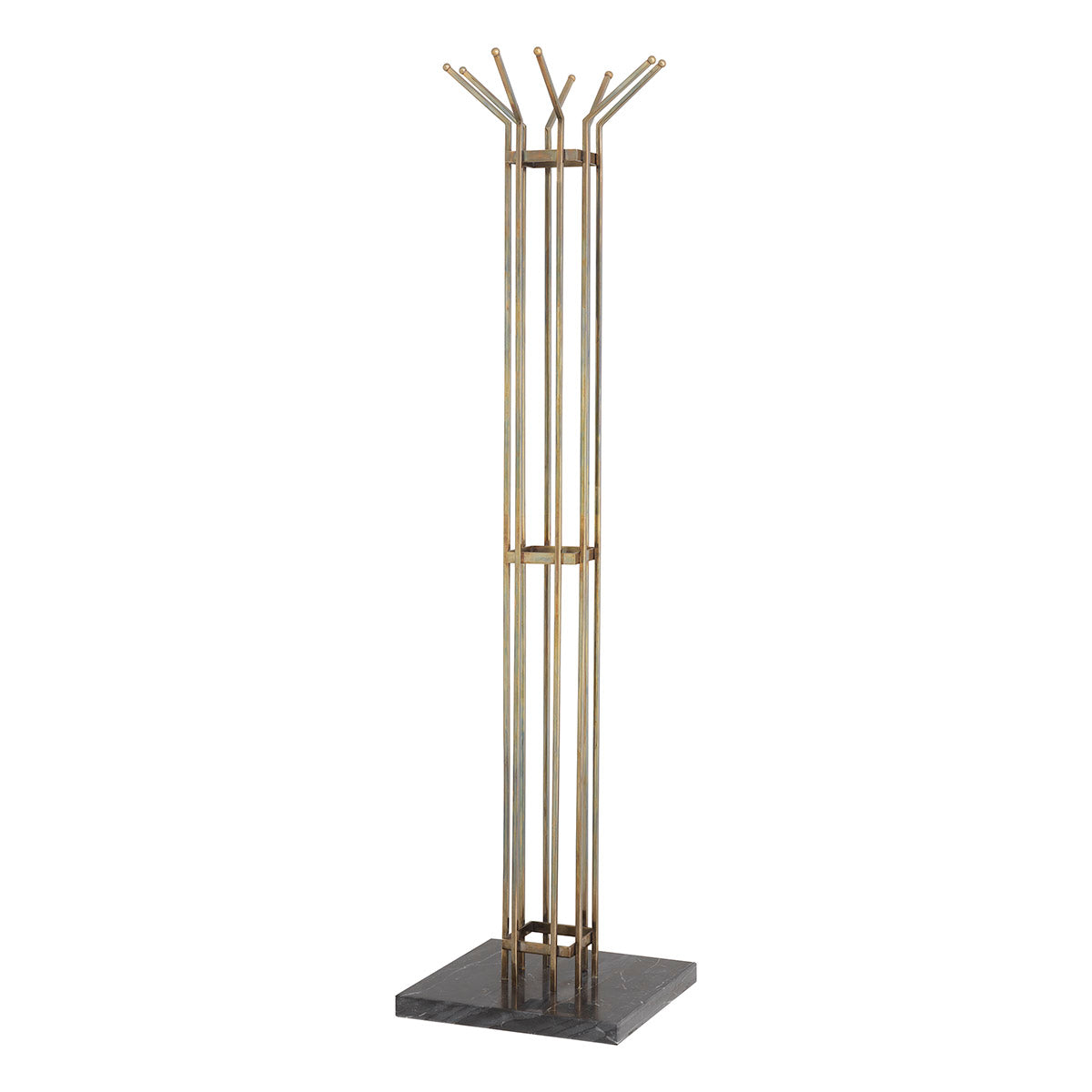 Coatrack Volterra vintage brass finish