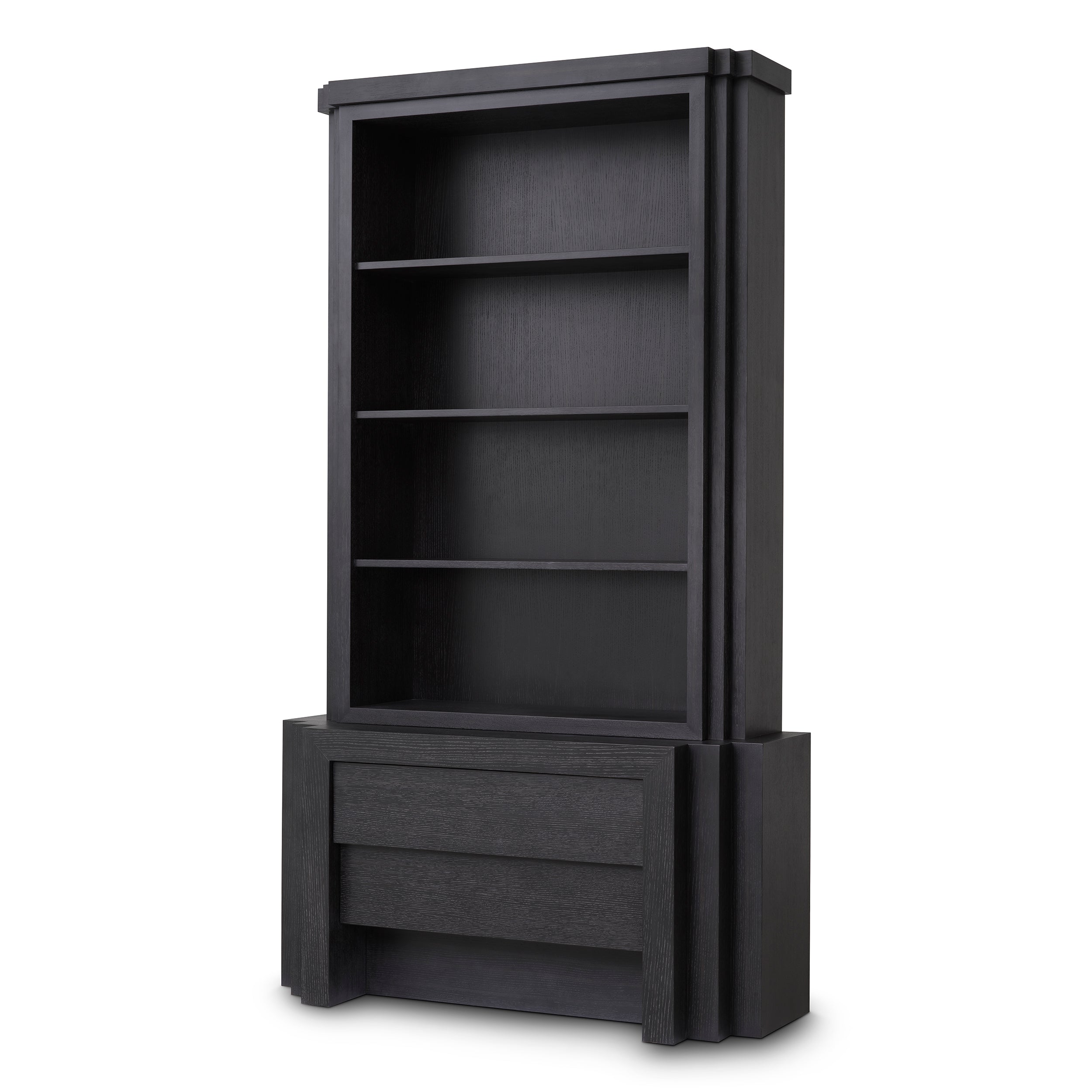 Cabinet Metropolitan S charcoal grey oak veneer