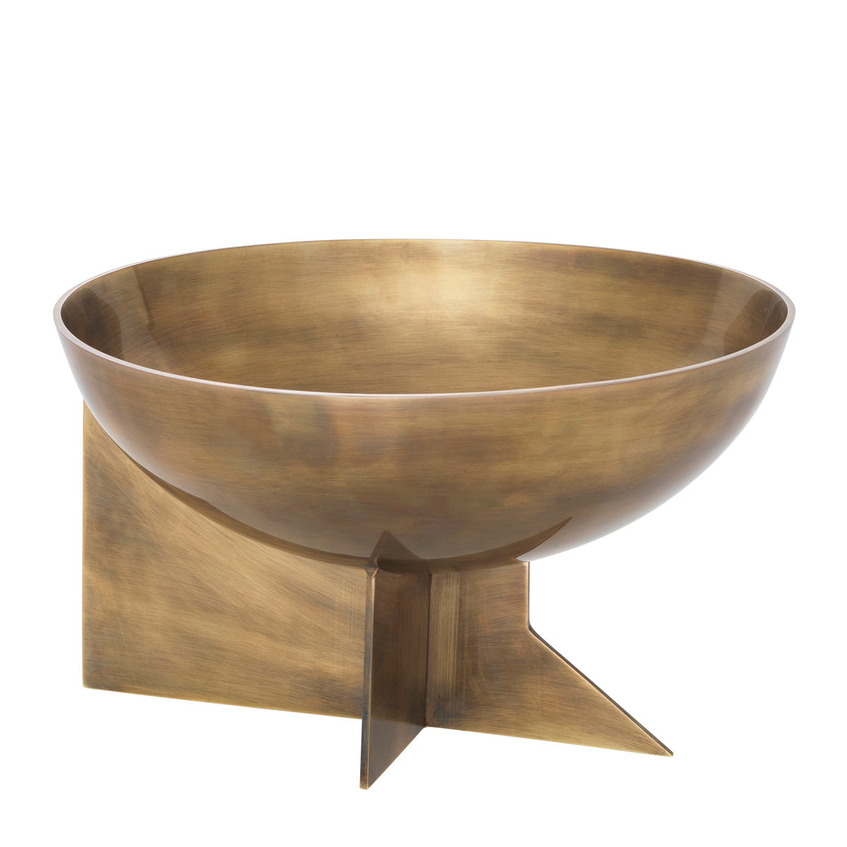 Bowl Atalante vintage brass finish