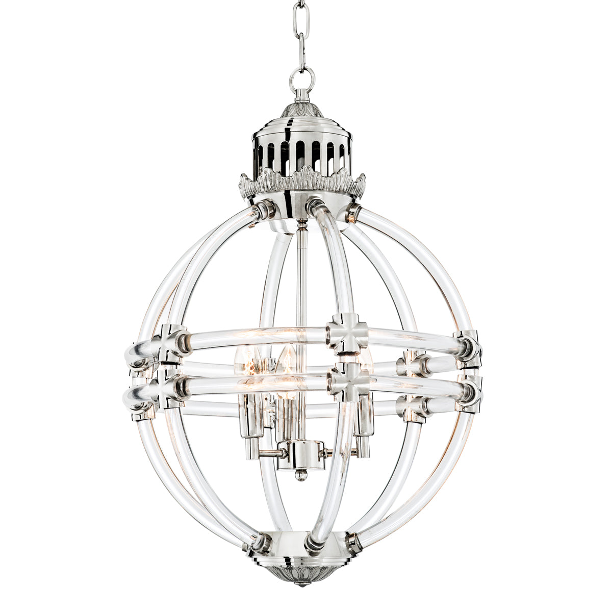 Chandelier Impero nickel finish