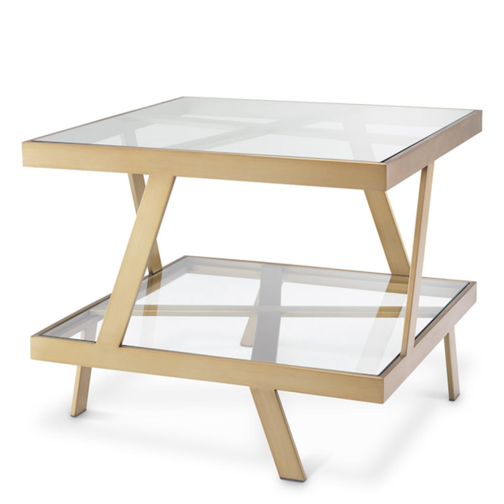 Side Table Billinghurst brushed brass finish