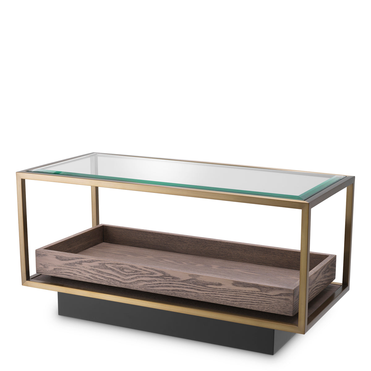 Side Table Roxton brushed brass finish