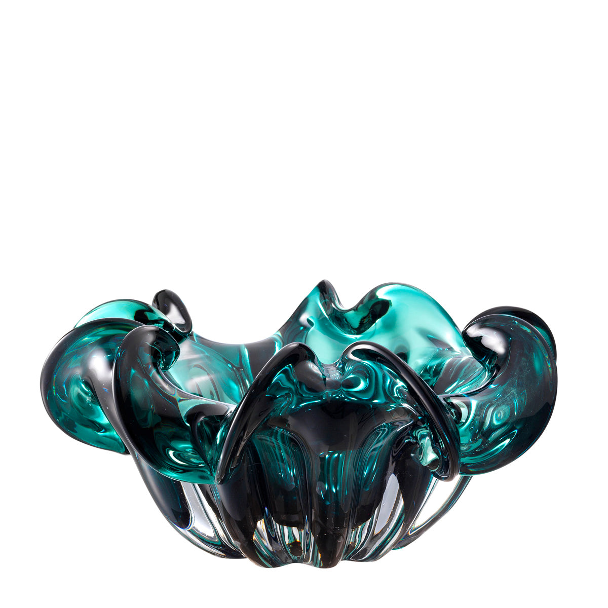 Bowl Triada green glass