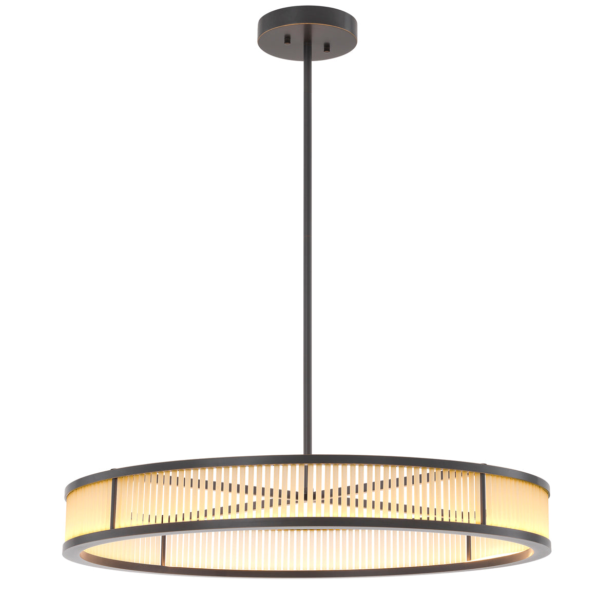 Chandelier Thibaud 90 cm bronze highlight finish