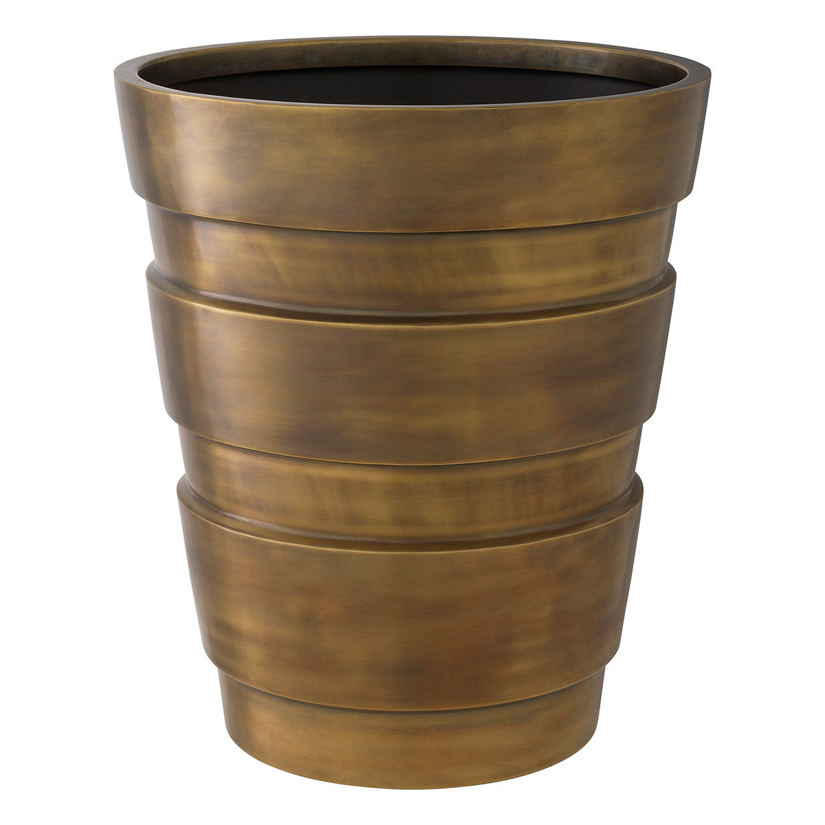 Planter Apex vintage brass finish