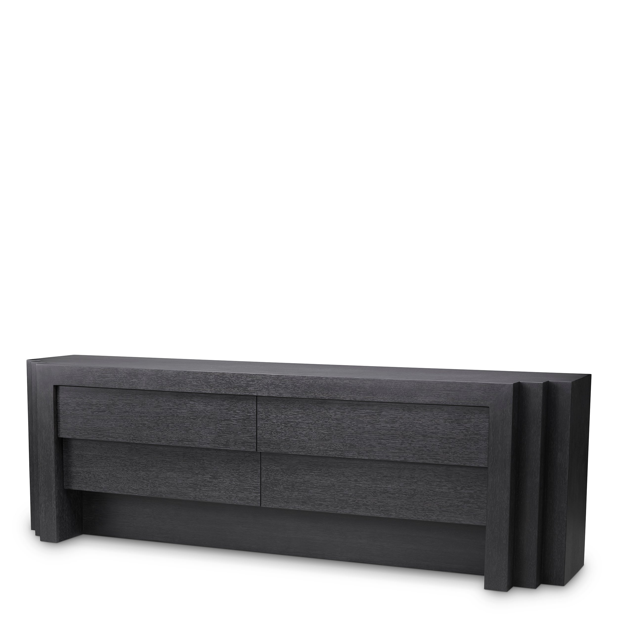 Dresser Metropolitan L charcoal grey oak veneer