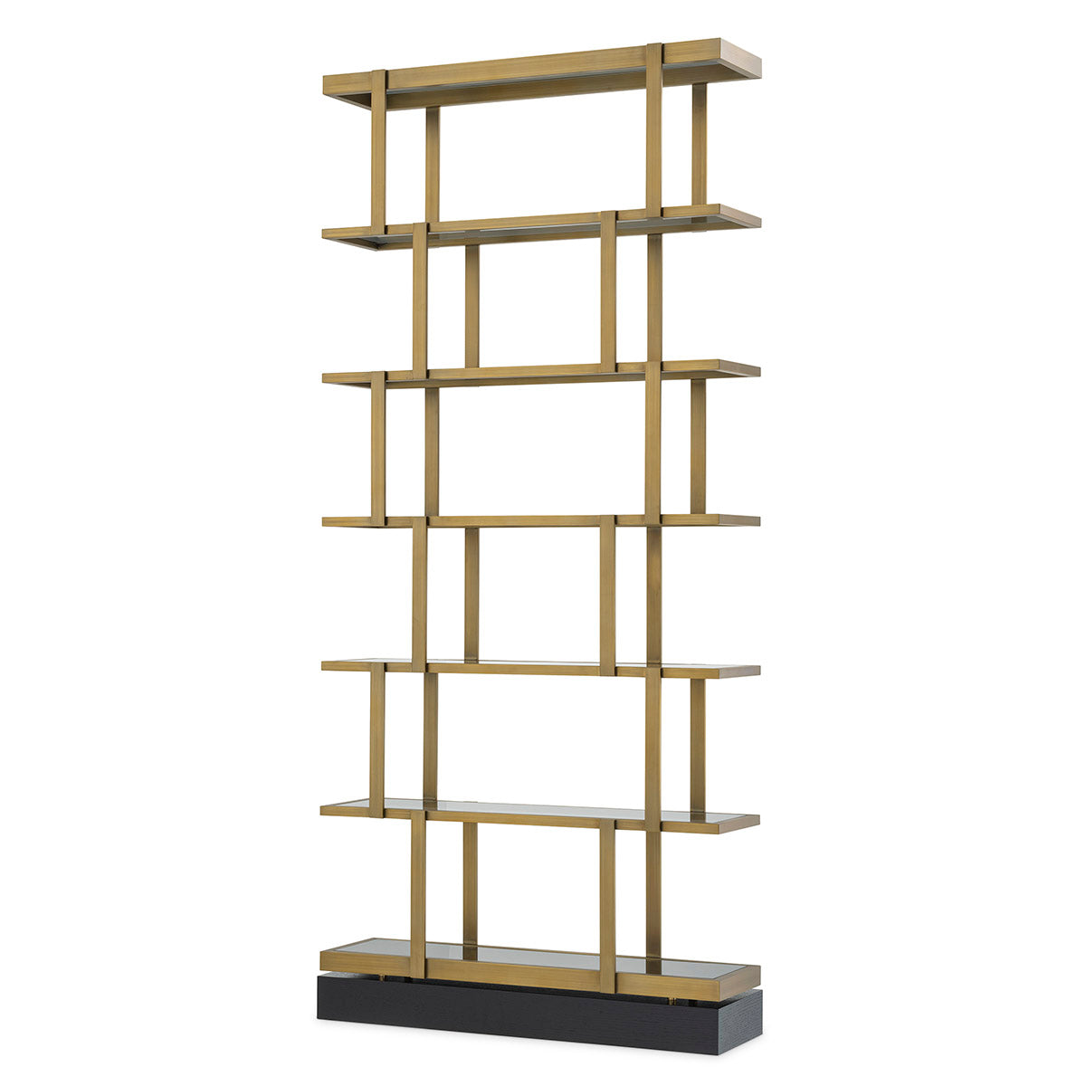 Cabinet Nesto brushed brass finish