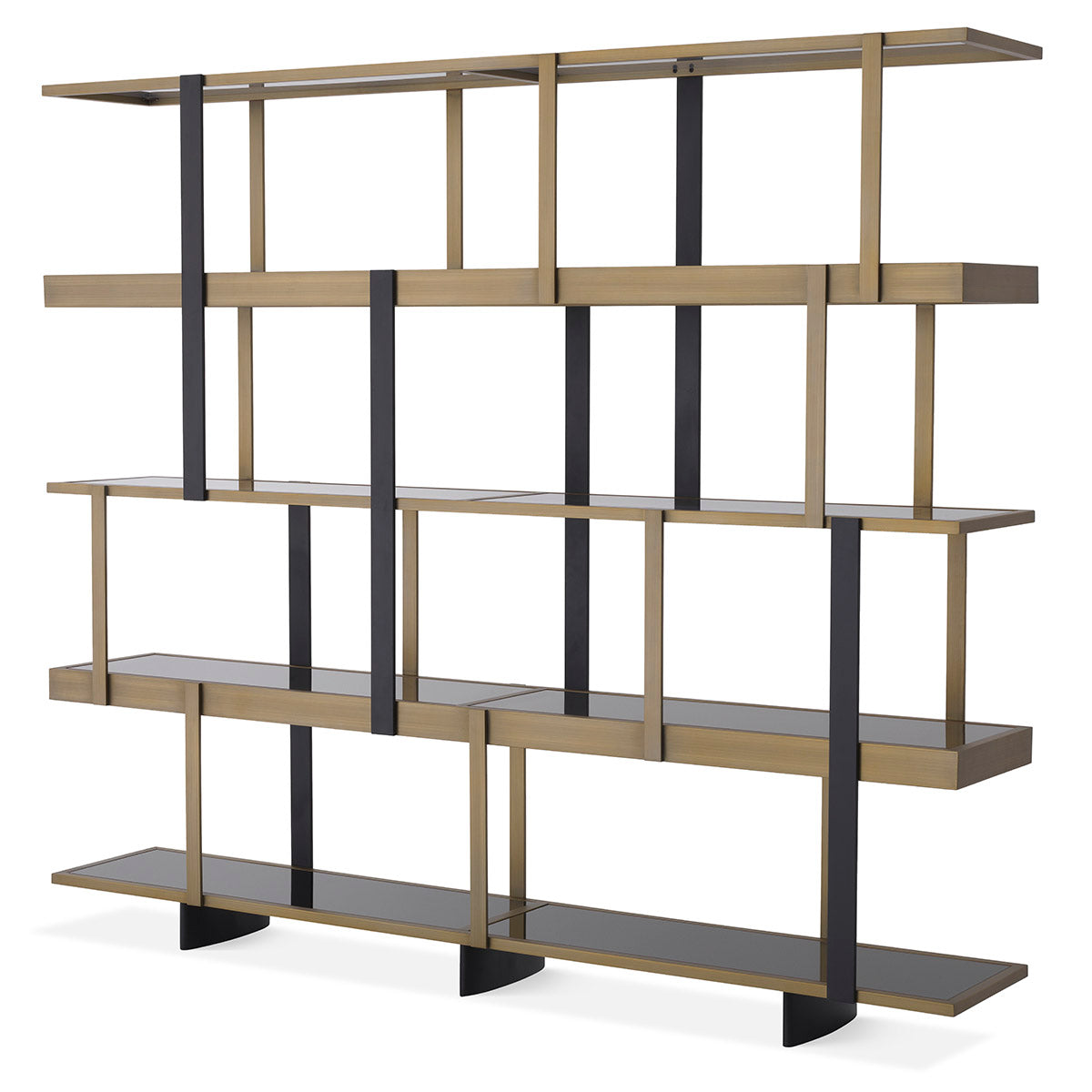 Cabinet Mercure brushed brass finish