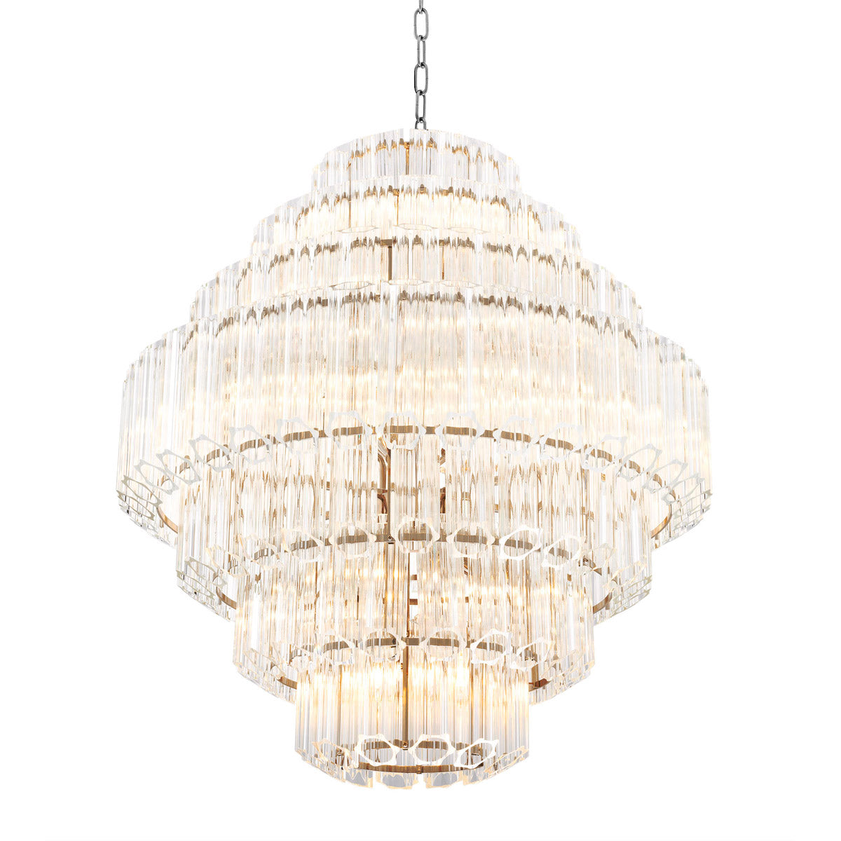 Chandelier Vittoria L nickel finish