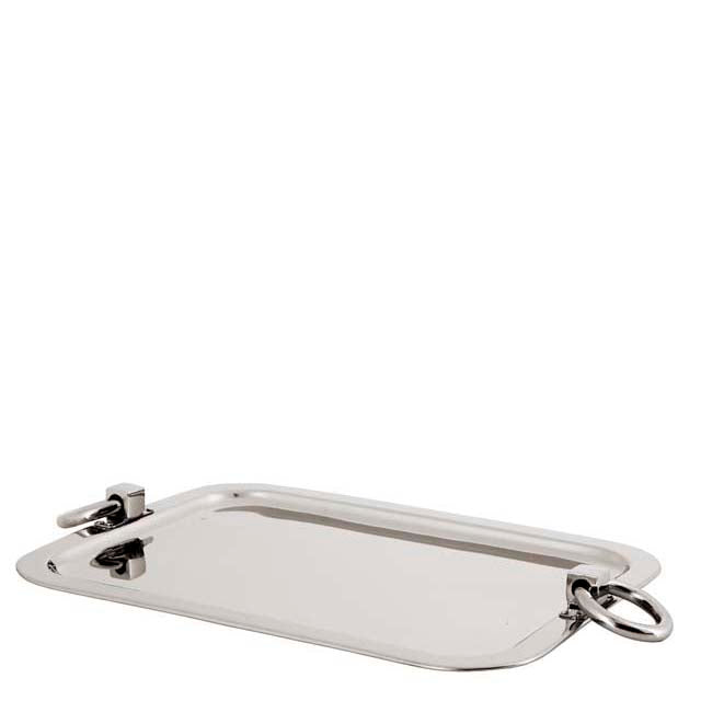 Tray Isabena nickel finish