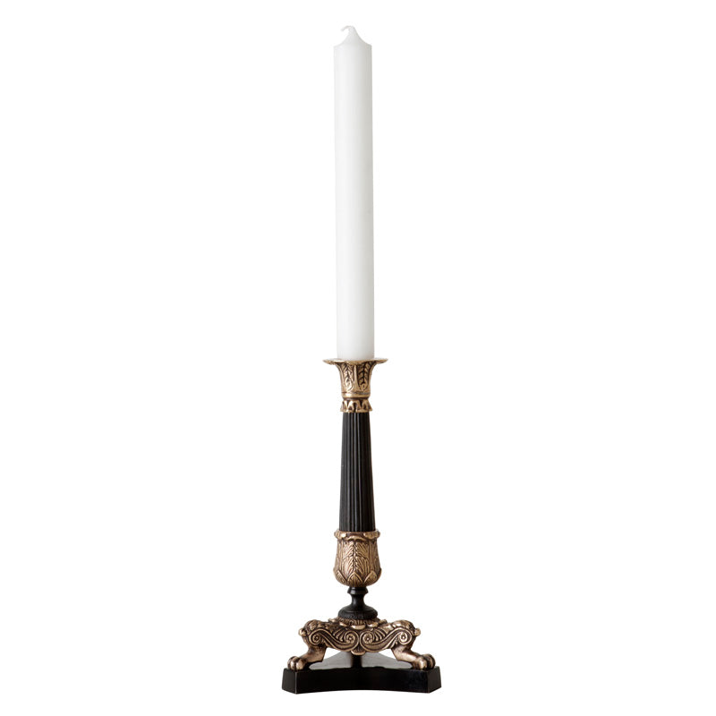 Candle Holder Perignon vintage brass finish