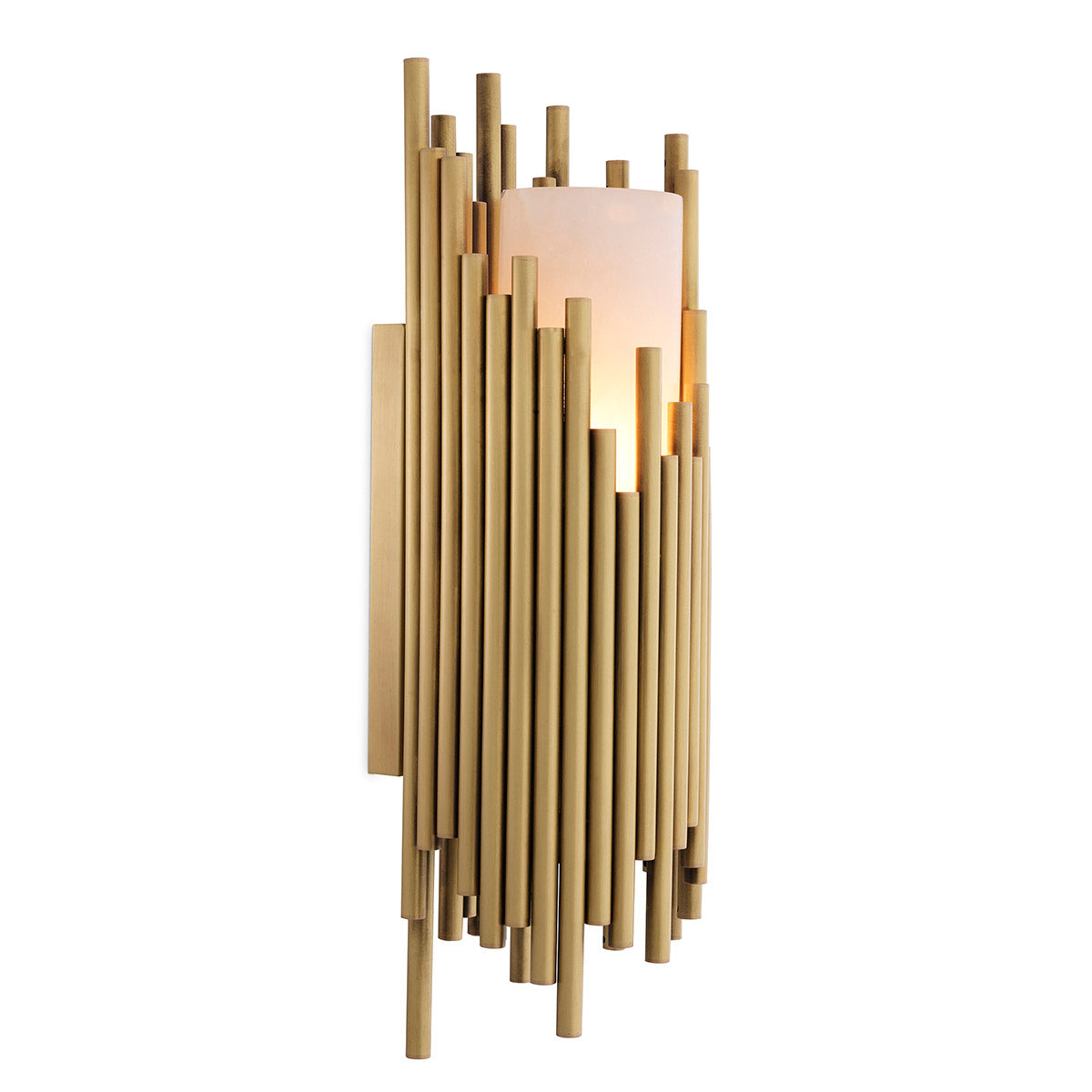 Wall Lamp Bartoli antique brass finish