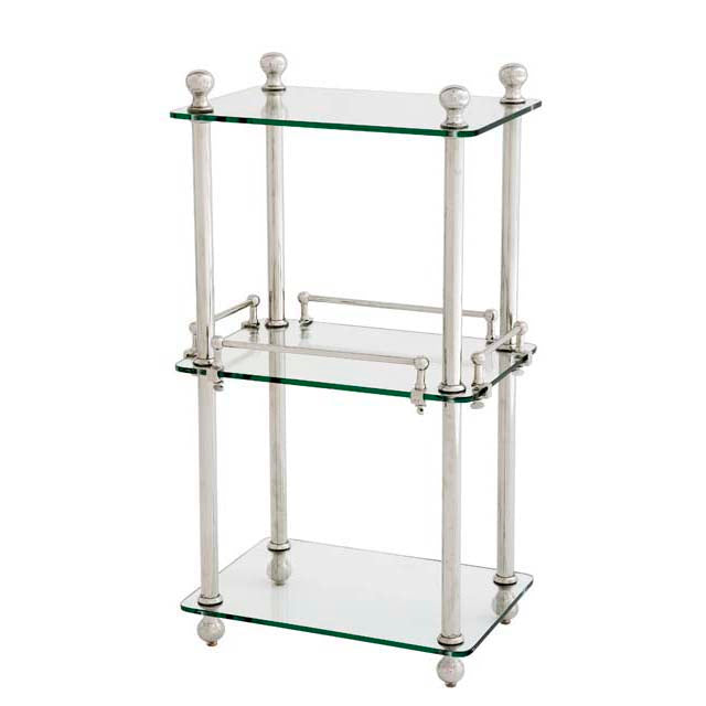 Bathroom Rack Devon nickel finish